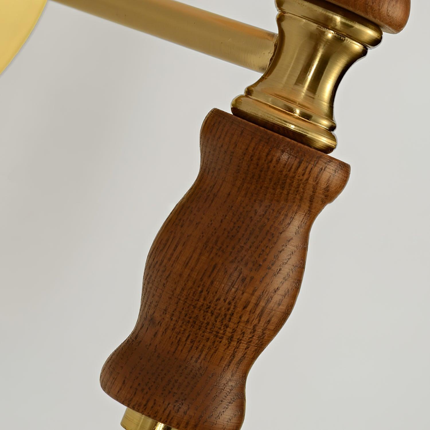 Pleated Walnut Lamp bracket Wall Light, Hardwired Wall Sconce, detail 26