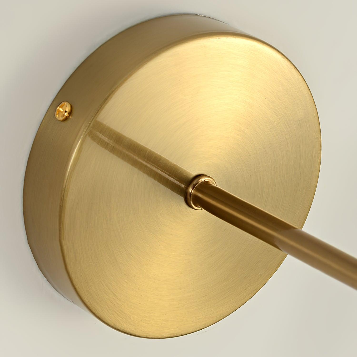 Pleated Walnut Lamp bracket Wall Light, Hardwired Wall Sconce, detail 27