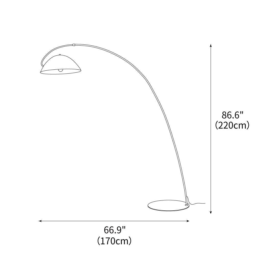 Pluma Floor Light 66.9″, Floor Lamp, detail 3