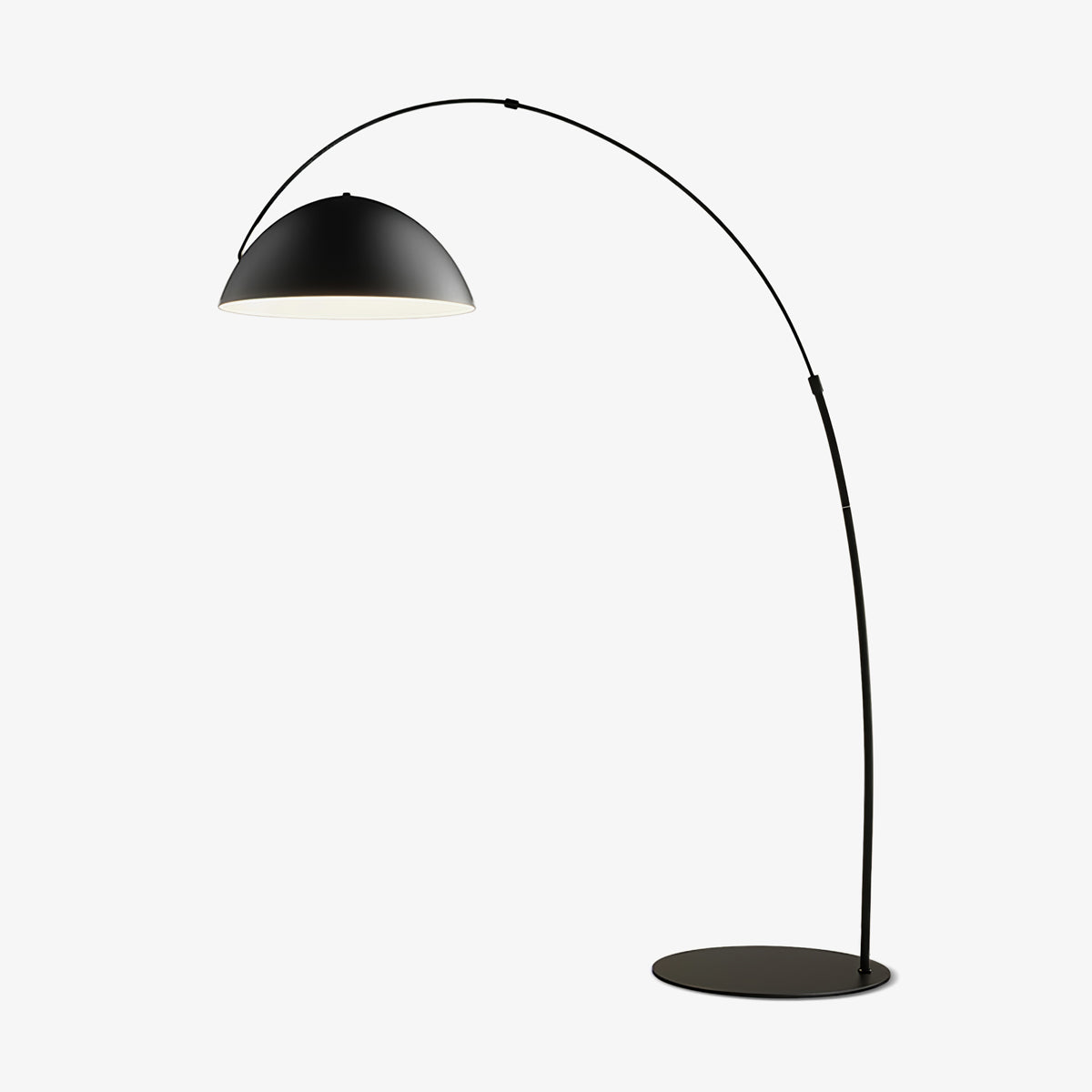 Verse Arc Floor Light, Floor Lamp, Metal, ∅ 57.5″ x H 71.6″