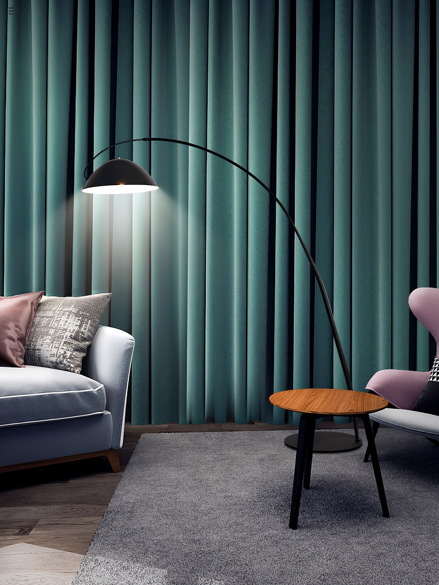 Verse Arc Floor Light, Floor Lamp, detail 61