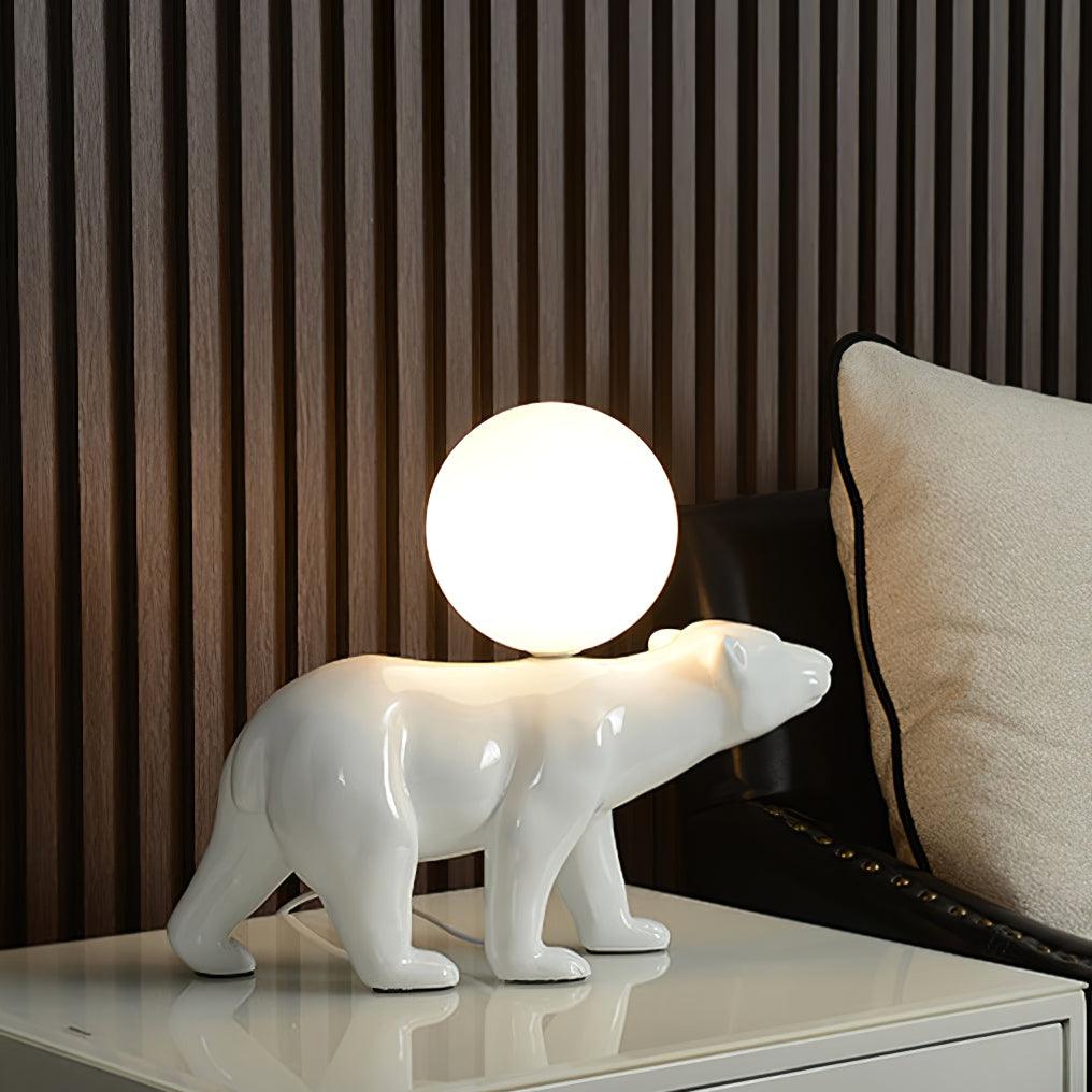 Polar Bear Table Light, Bedside Table Lamp, detail 3