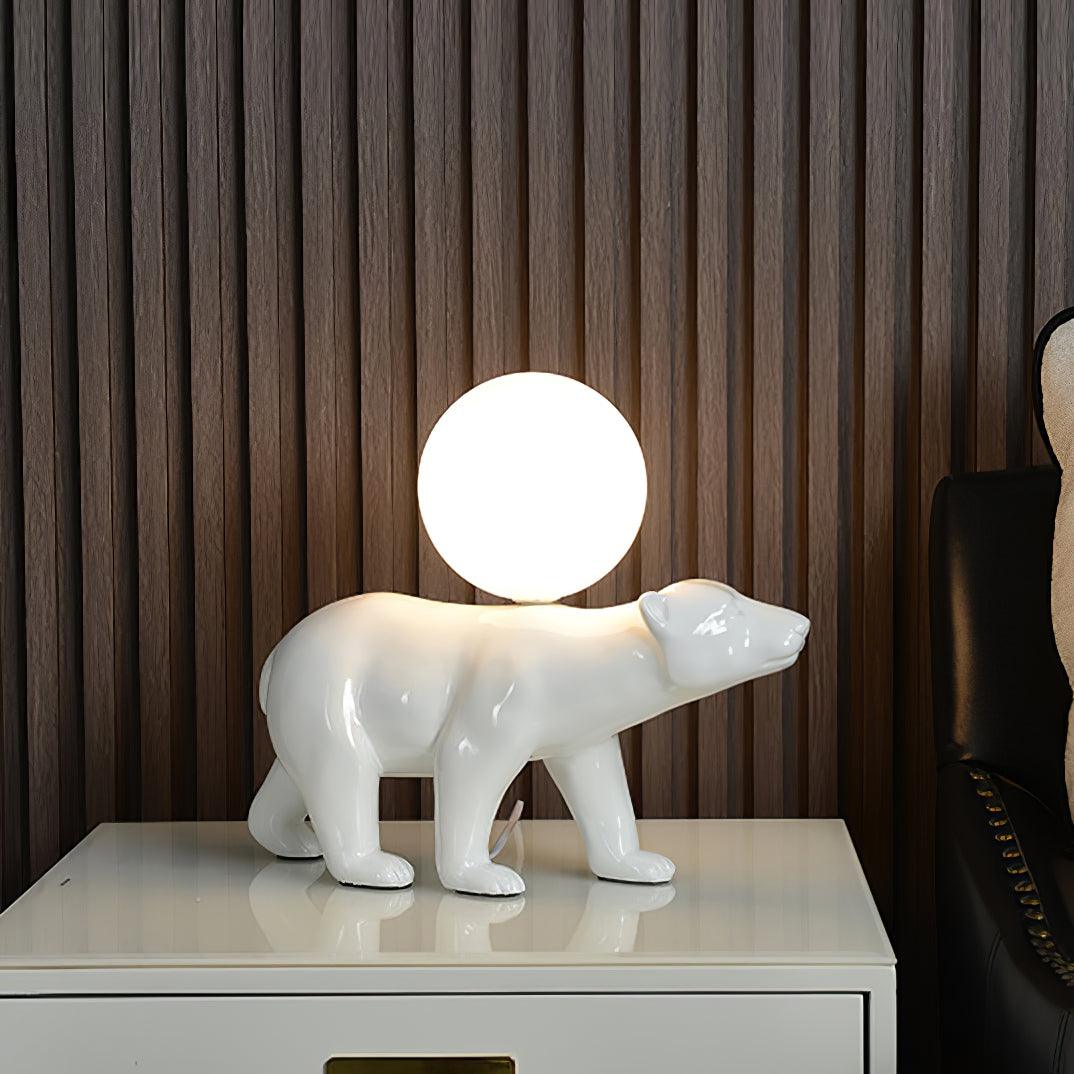 Polar Bear Table Light, Bedside Table Lamp, detail 6