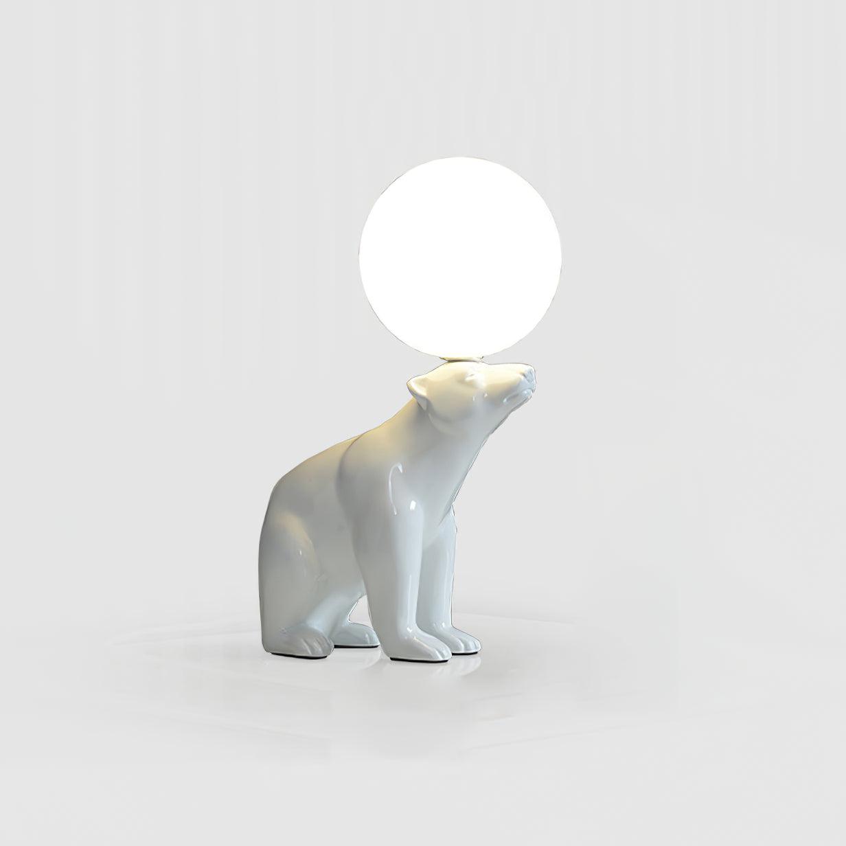 Polar Bear Table Light, Bedside Table Lamp, detail 7