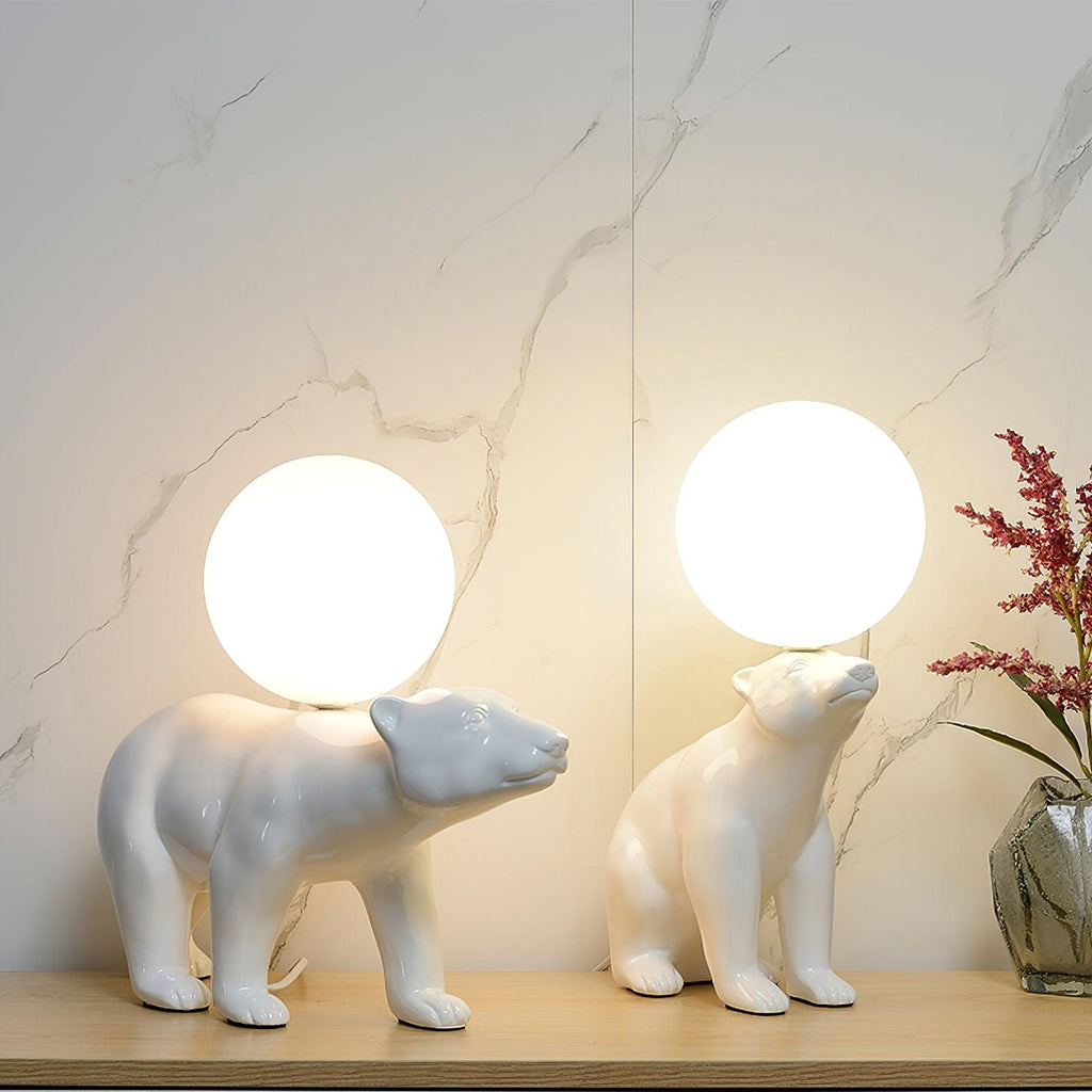 Polar Bear Table Light, Bedside Table Lamp, detail 8