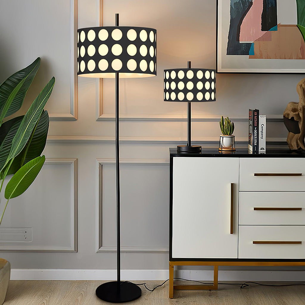 Polka Arc Fabric Floor Light, Floor Lamp, detail 3