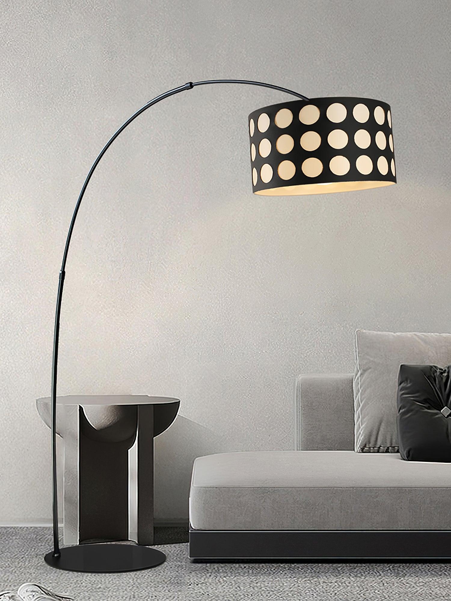 Polka Arc Fabric Floor Light, Floor Lamp, detail 5