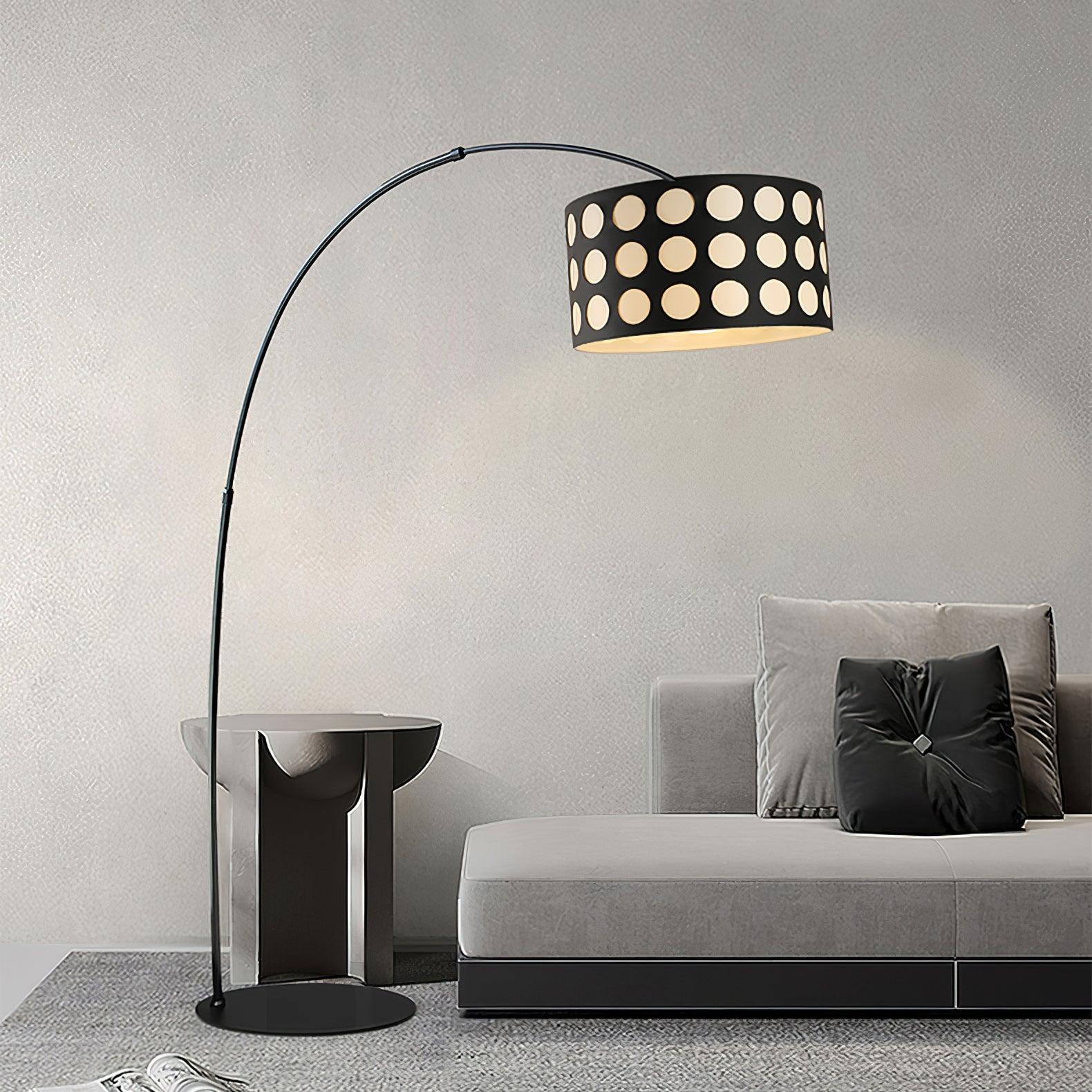 Polka Arc Fabric Floor Light, Floor Lamp, detail 2