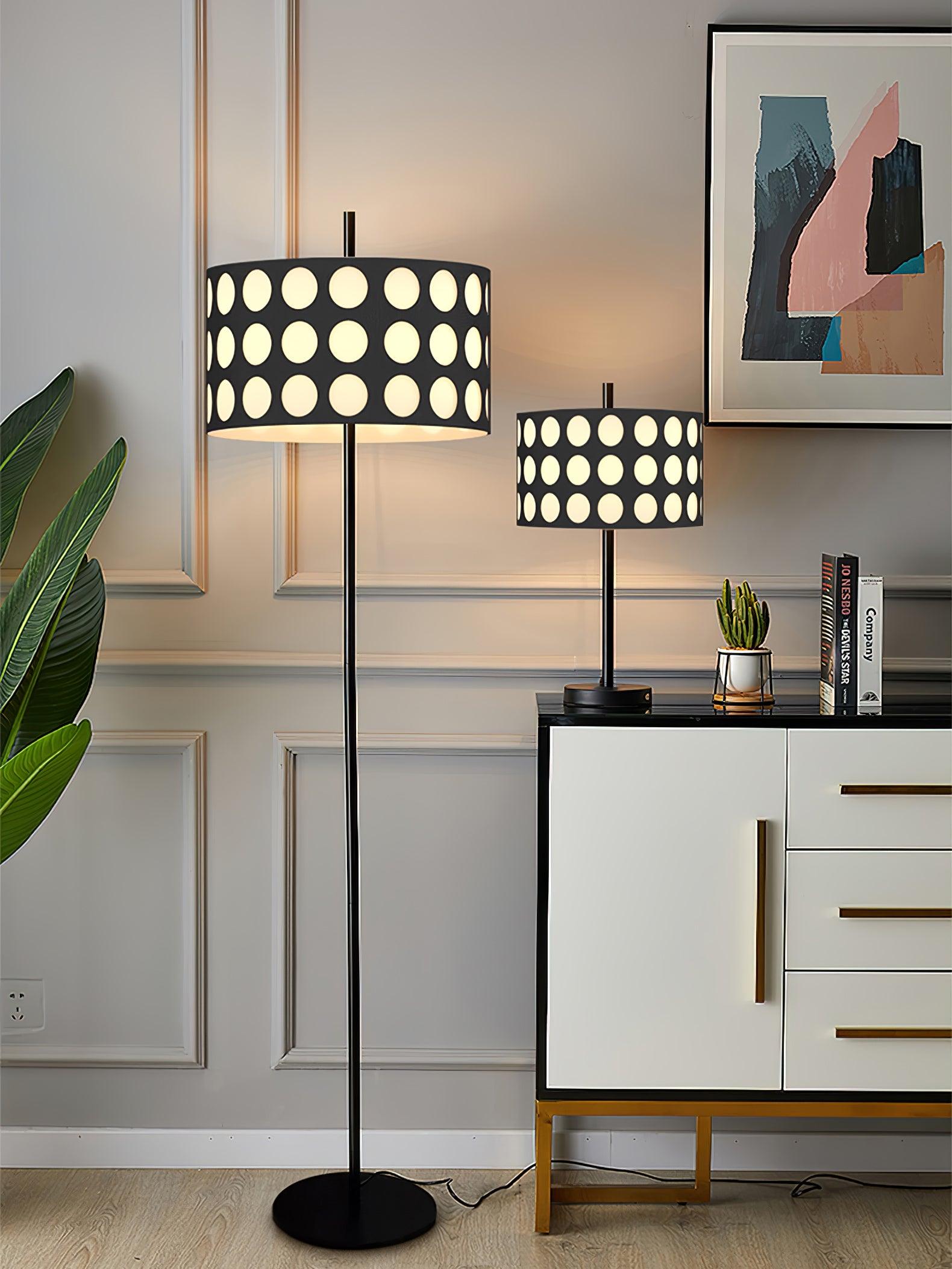 Polka Arc Fabric Floor Light, Floor Lamp, detail 7