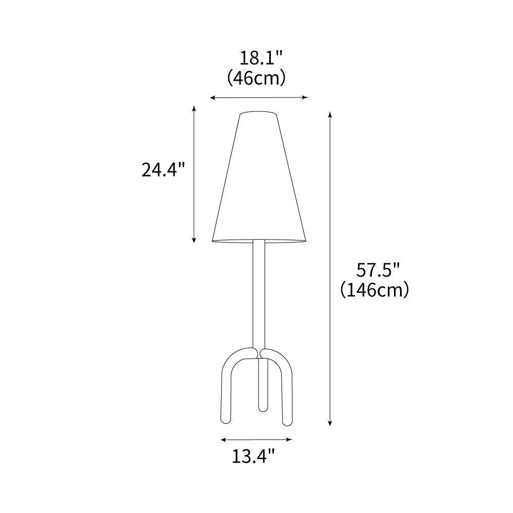 Pompidou Floor Light 18.1", Floor Lamp, detail 3