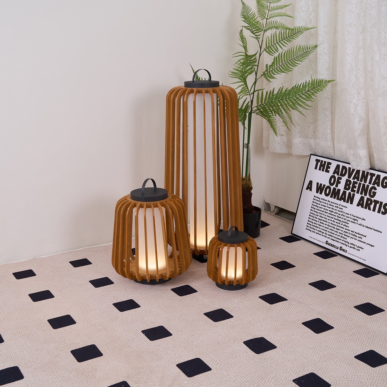Portable Lantern Exterior Light - Black Outdoor Light, Outdoor Wall Light, detail 54