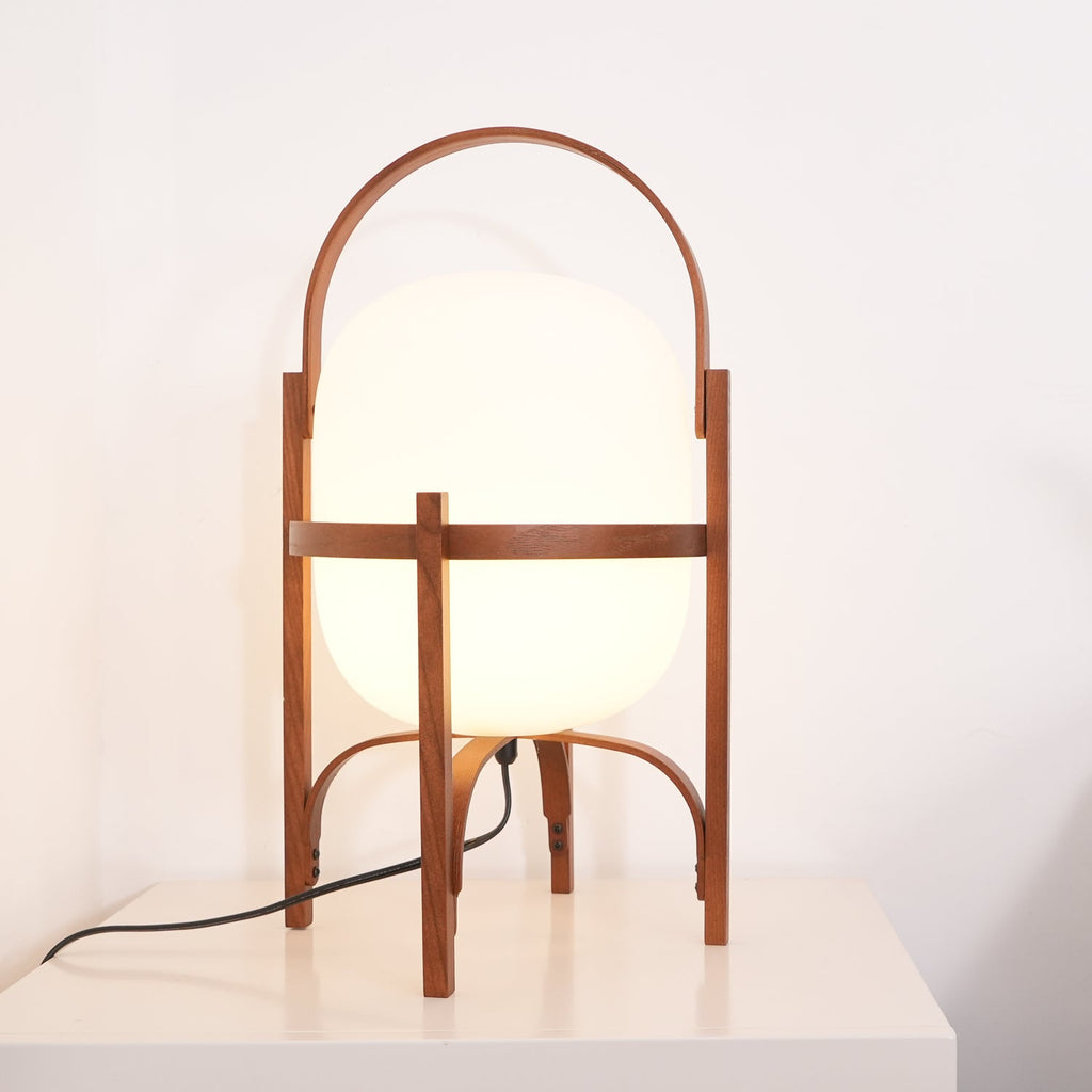 Portable Lantern Glass Table Light, Bedside Table Lamp, detail 70