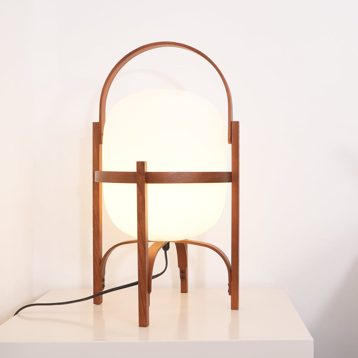 Portable Lantern Glass Table Light, Bedside Table Lamp, detail 70