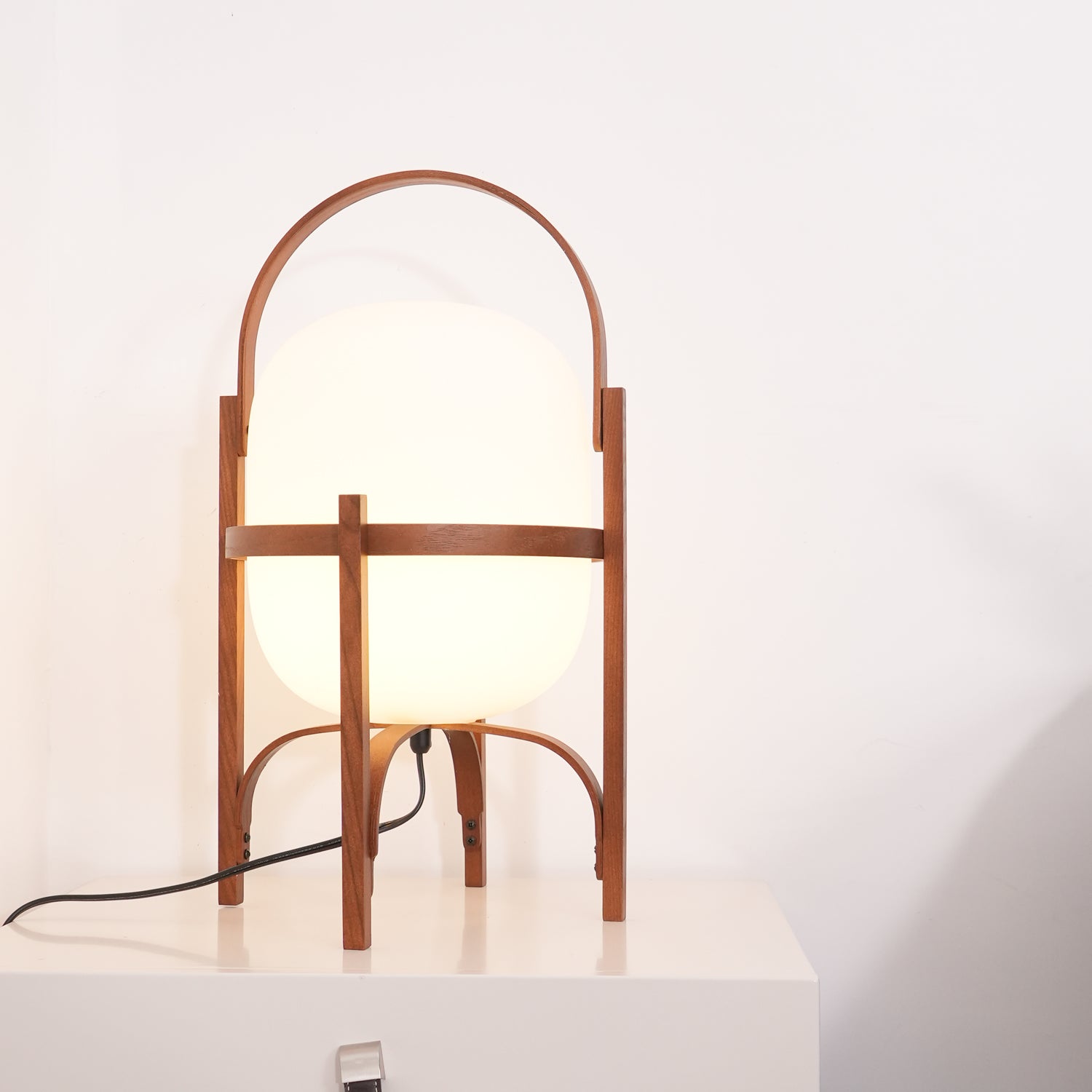 Portable Lantern Glass Table Light, Bedside Table Lamp, detail 72