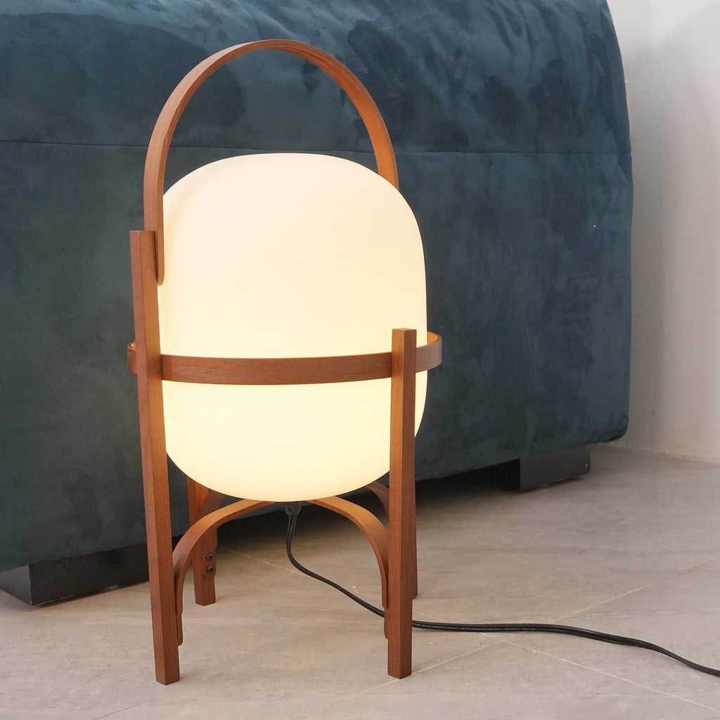 Portable Lantern Glass Table Light, Bedside Table Lamp, detail 68