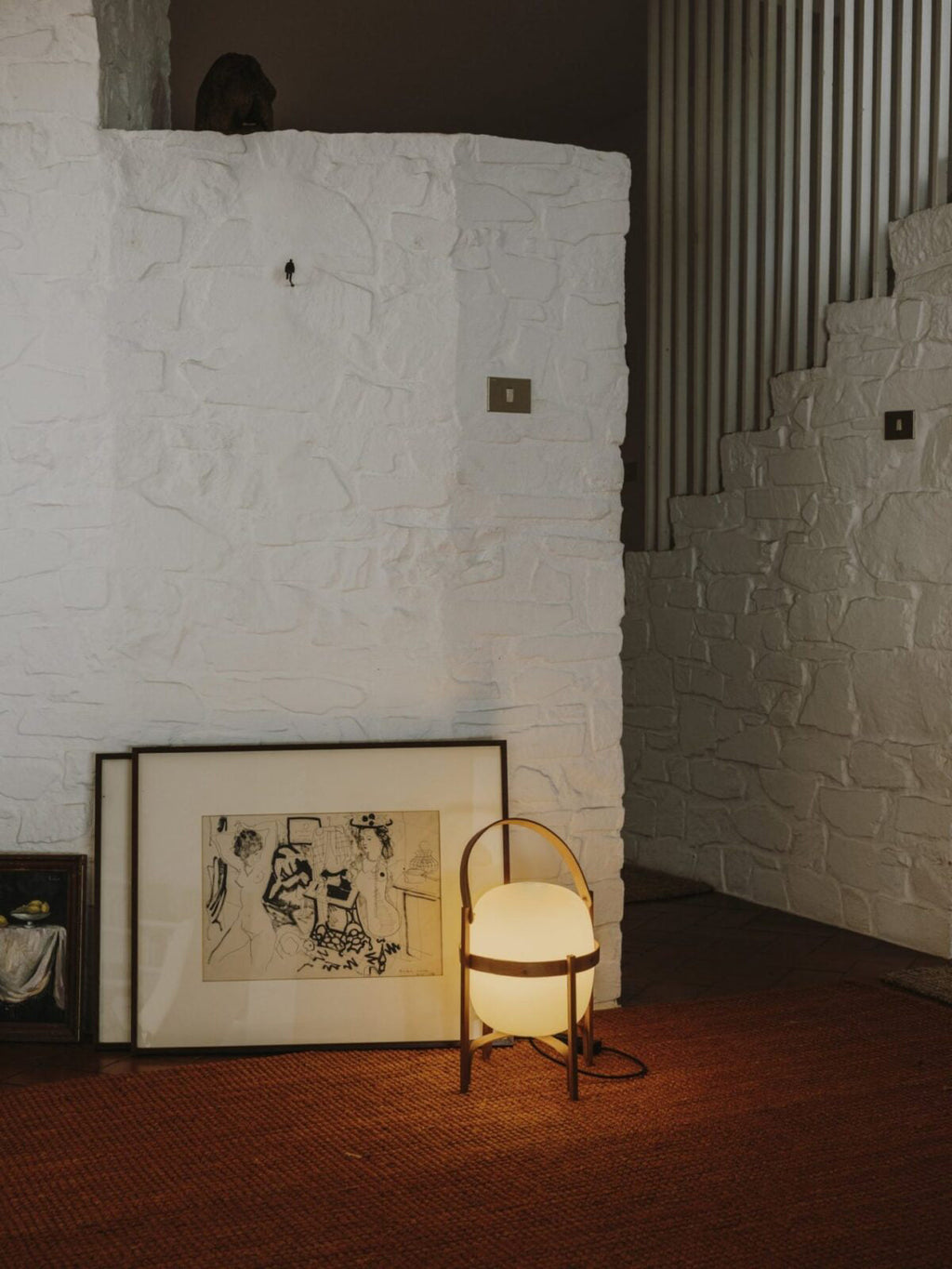 Portable Lantern Glass Table Light, Bedside Table Lamp, detail 29