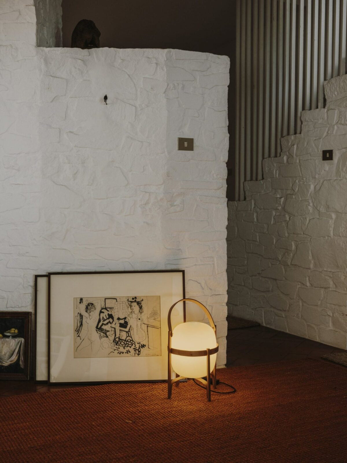 Portable Lantern Glass Table Light, Bedside Table Lamp, detail 29
