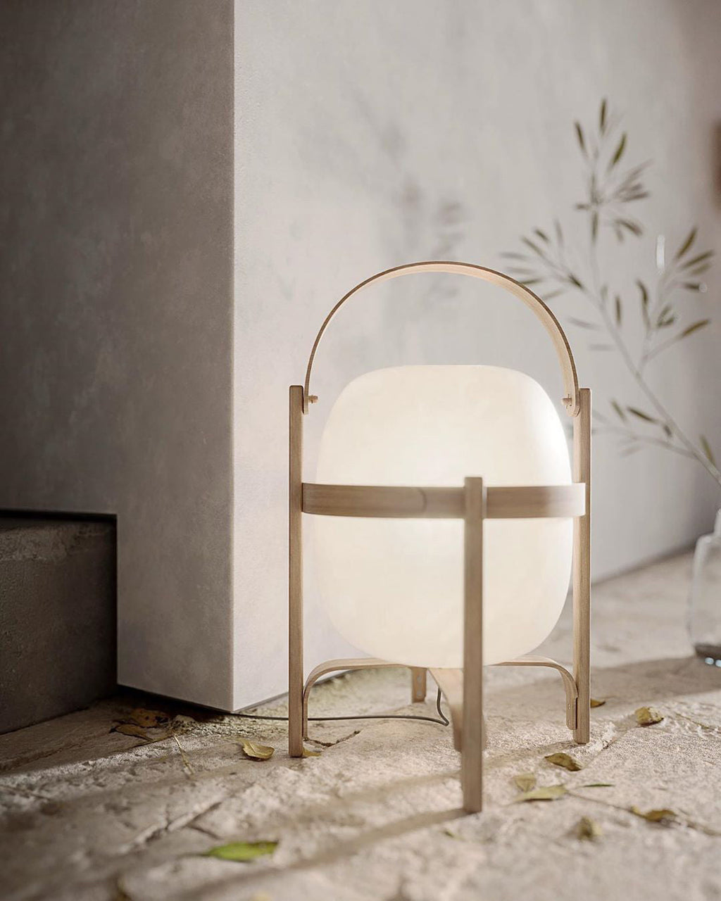 Portable Lantern Glass Table Light, Bedside Table Lamp, detail 32