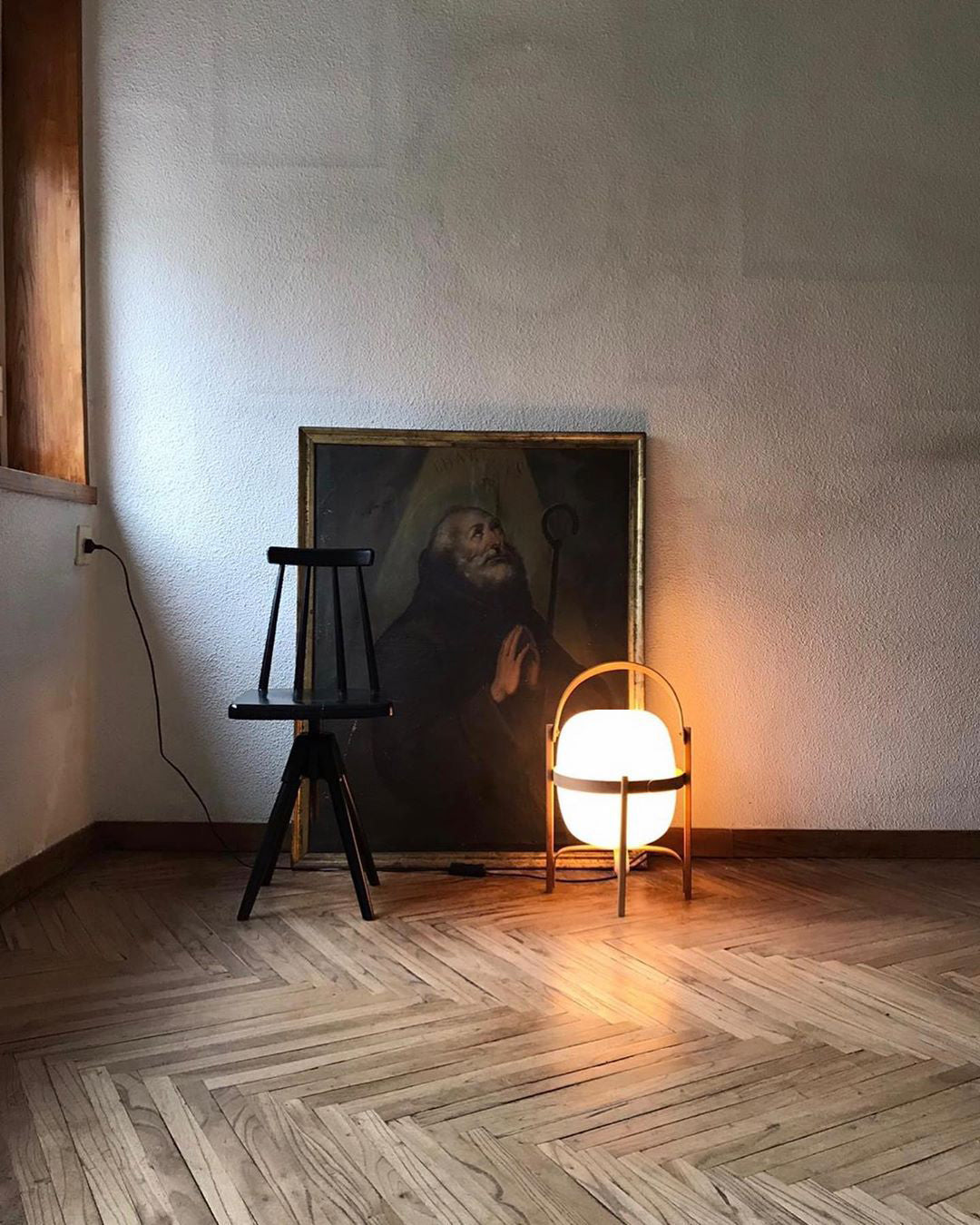 Portable Lantern Glass Table Light, Bedside Table Lamp, detail 34