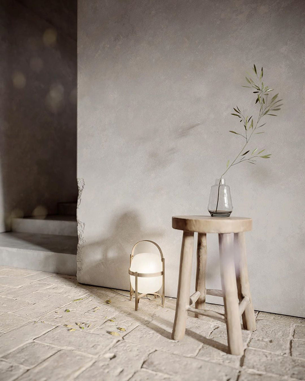 Portable Lantern Glass Table Light, Bedside Table Lamp, detail 35