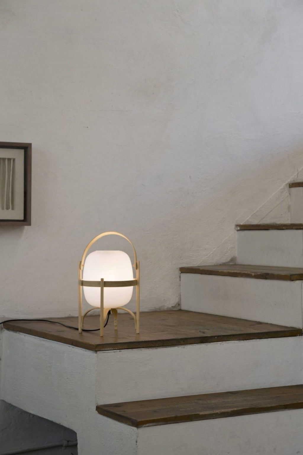 Portable Lantern Glass Table Light, Bedside Table Lamp, detail 22