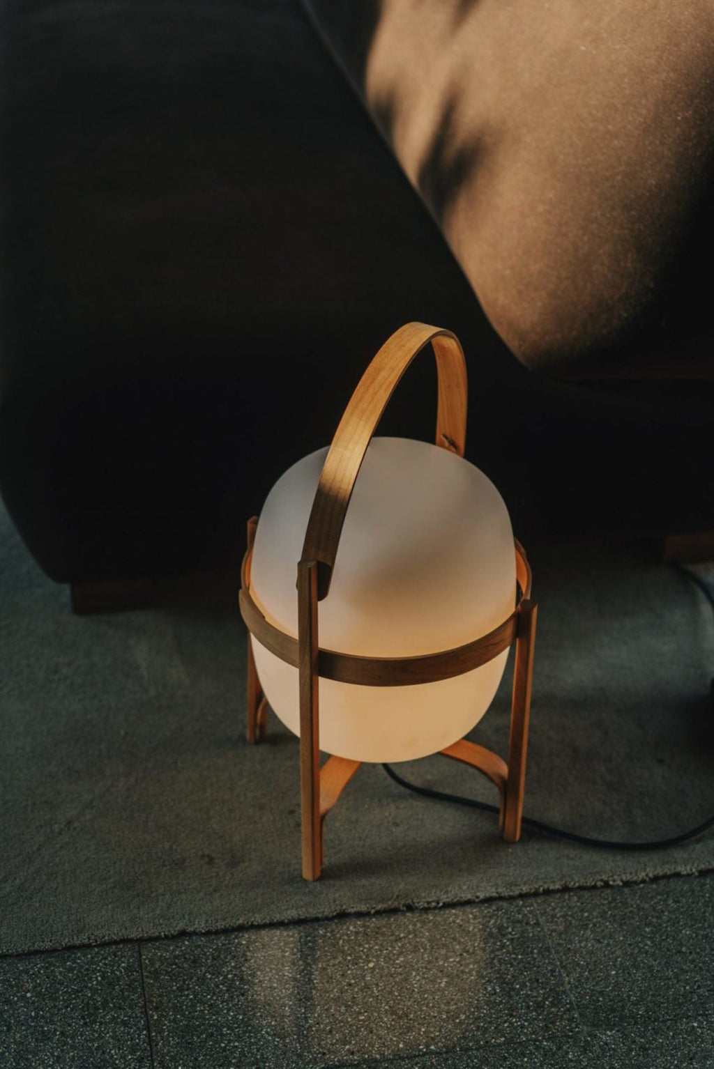 Portable Lantern Glass Table Light, Bedside Table Lamp, detail 23