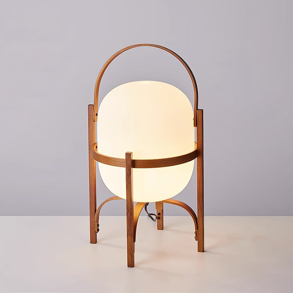 Portable Lantern Glass Table Light, Bedside Table Lamp, detail 50