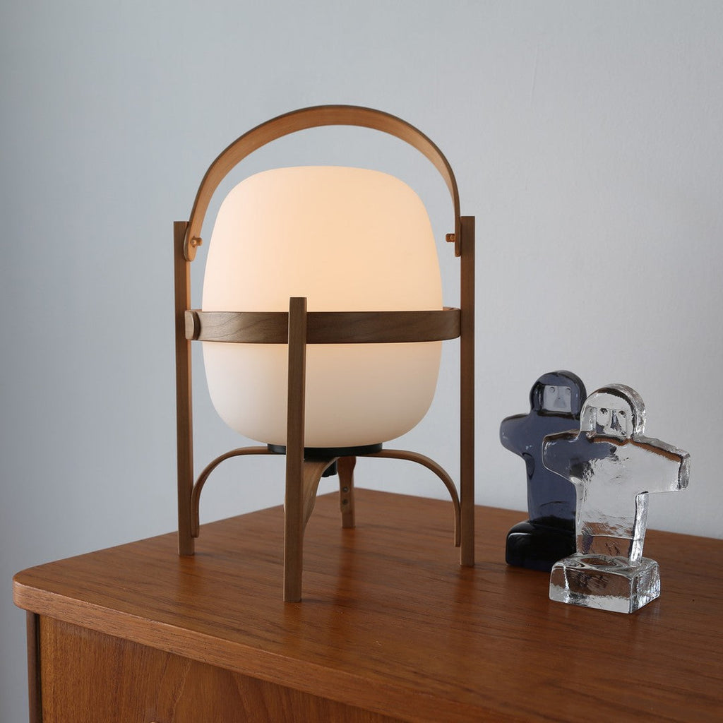 Portable Lantern Glass Table Light, Bedside Table Lamp, detail 5