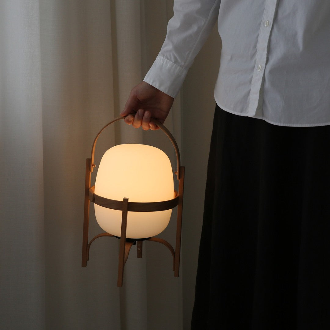 Portable Lantern Glass Table Light, Bedside Table Lamp, detail 52