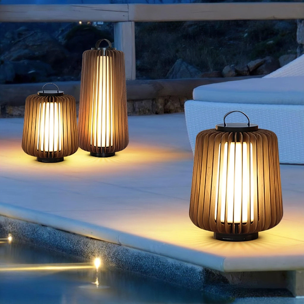 Portable Lantern Exterior Light - Black Outdoor Light, Outdoor Wall Light, detail 14