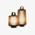 Portable Lantern Exterior Light - Black Outdoor Light, Outdoor Wall Light, Metal, ∅ 7.9″ x H 9.1″