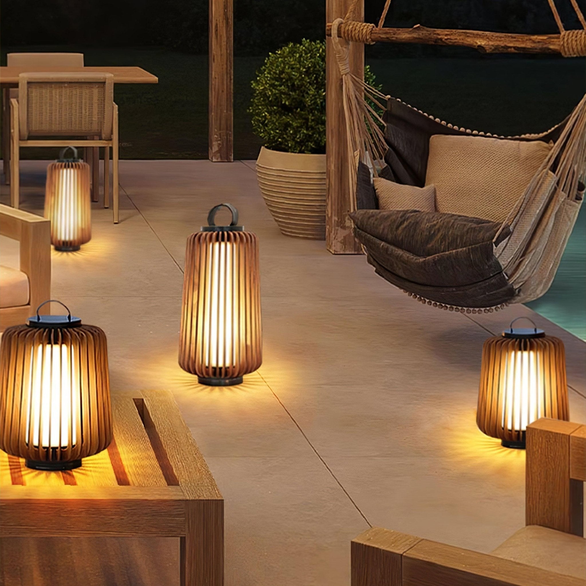 Portable Lantern Exterior Light - Black Outdoor Light, Outdoor Wall Light, detail 26