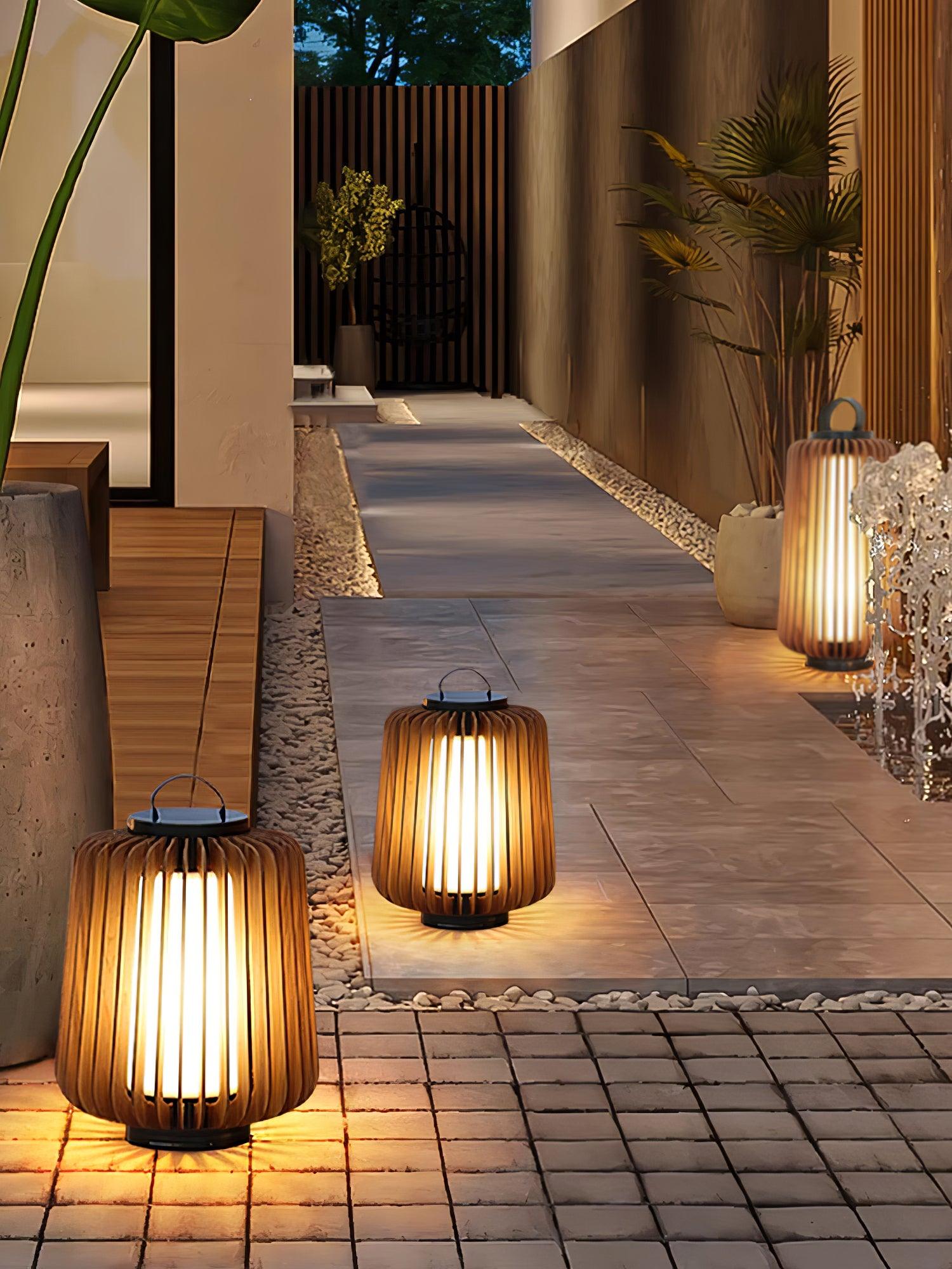 Portable Lantern Exterior Light - Black Outdoor Light, Outdoor Wall Light, detail 8
