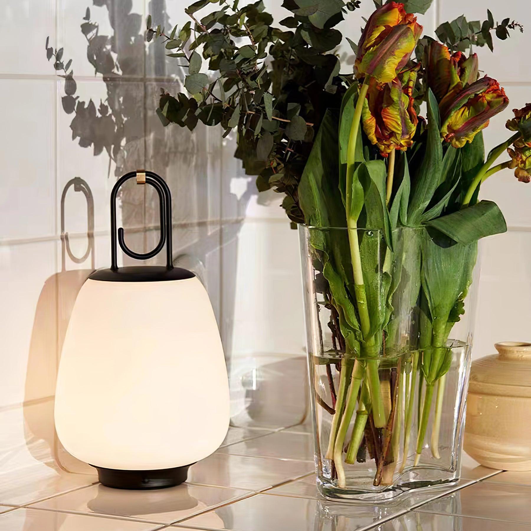 Hyggelite Lantern Table Light, Bedside Table Lamp, detail 23