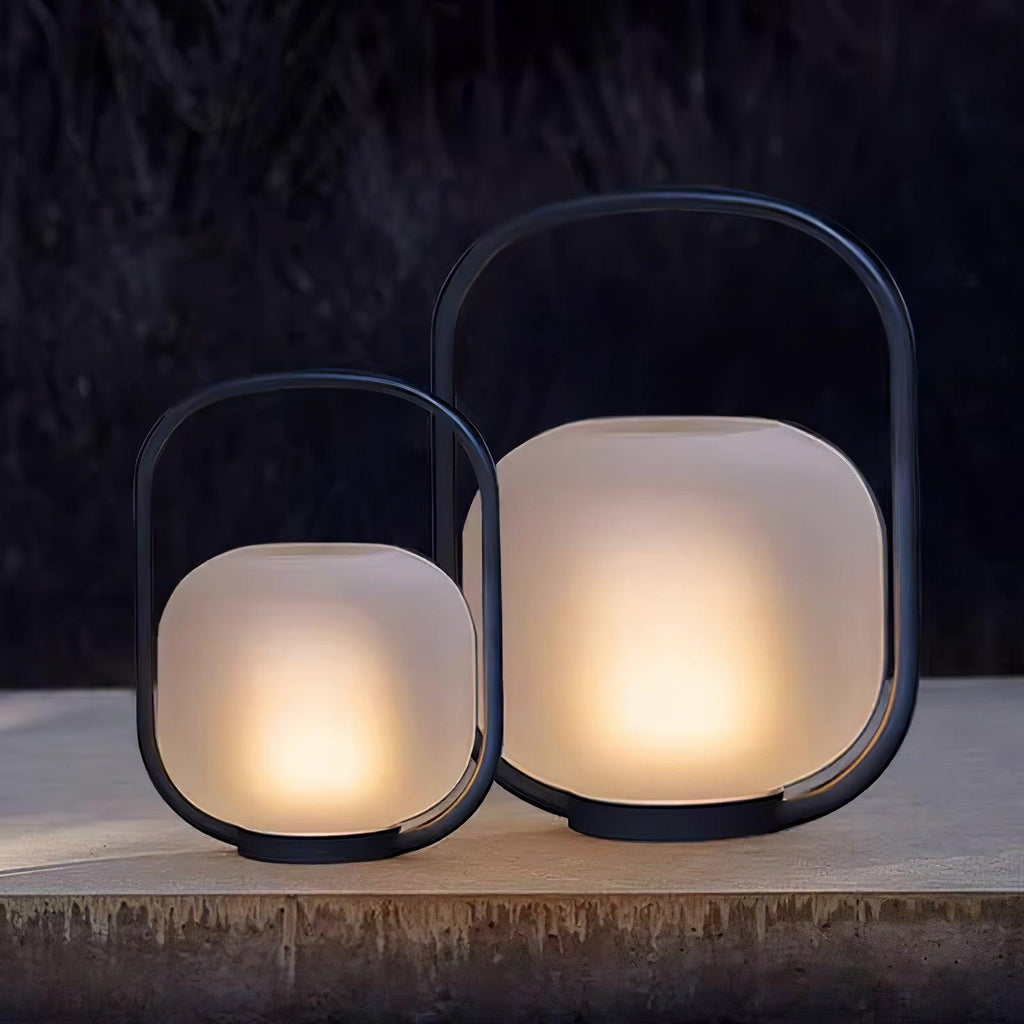 Portable Lantern Exterior Table Light, Outdoor Wall Light, detail 2