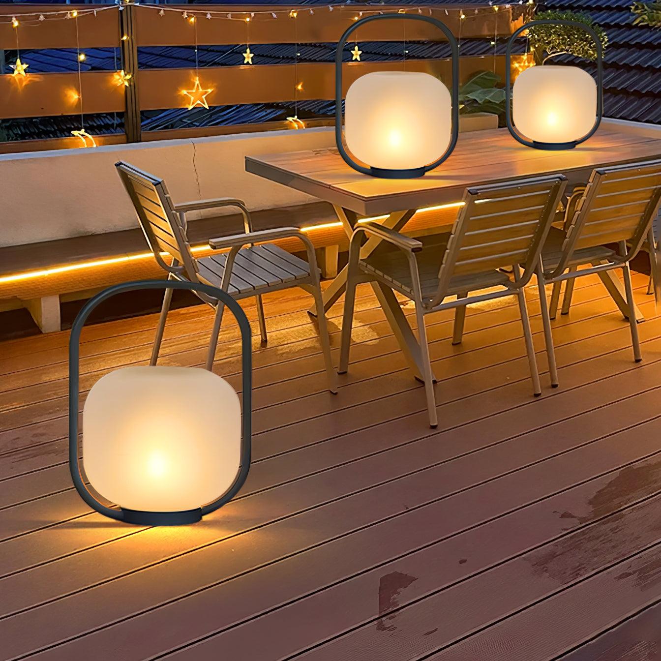 Portable Lantern Exterior Table Light, Outdoor Wall Light, detail 4