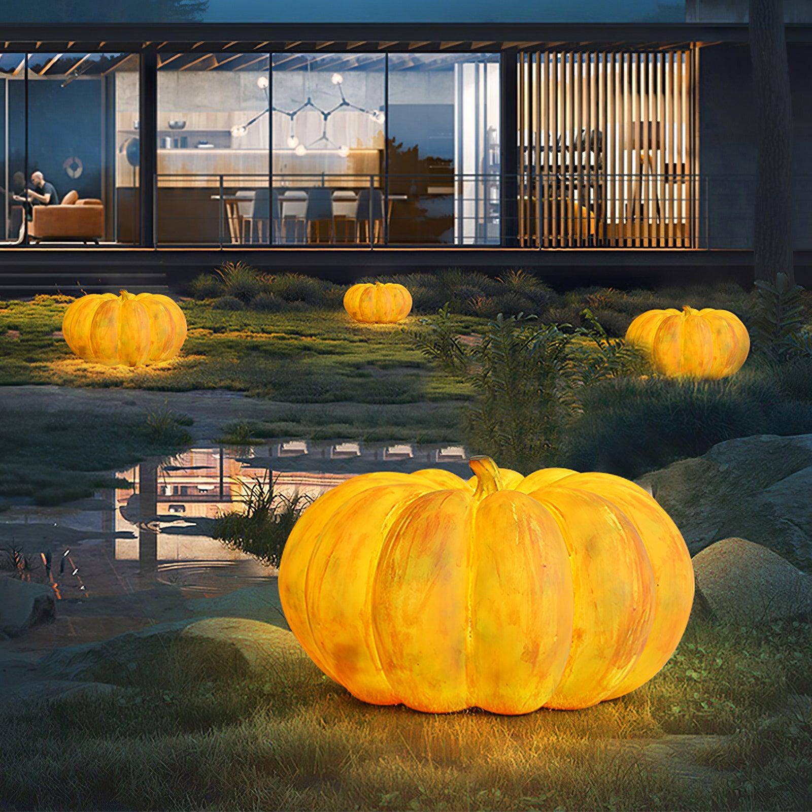 Portable Pumpkin Built-in Battery Table Light, Bedside Table Lamp, detail 2
