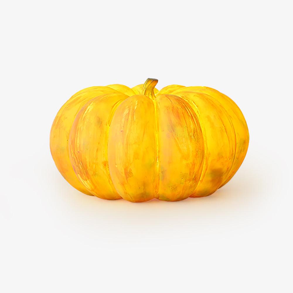 Portable Pumpkin Built-in Battery Table Light, Bedside Table Lamp, Metal, Portable ∅ 7.1″ x H 4.7″