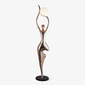 Pose Yoga Sculpture Floor Light, Floor Lamp, Metal, Dia 38cm x H 192cm