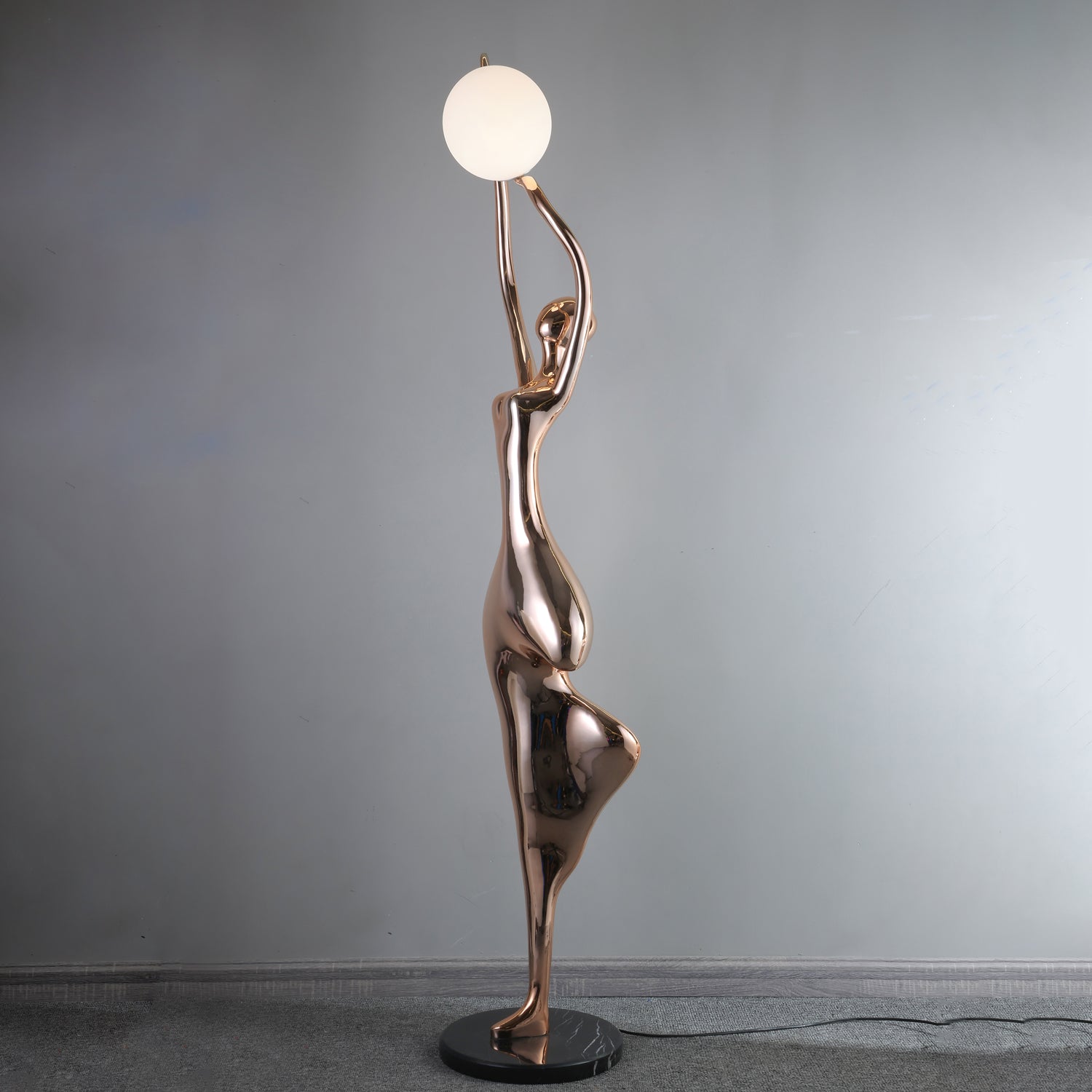 Pose Yoga Sculpture Floor Light, Floor Lamp, detail 15