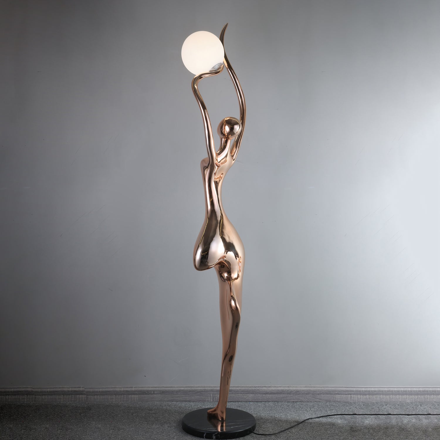 Pose Yoga Sculpture Floor Light, Floor Lamp, detail 16