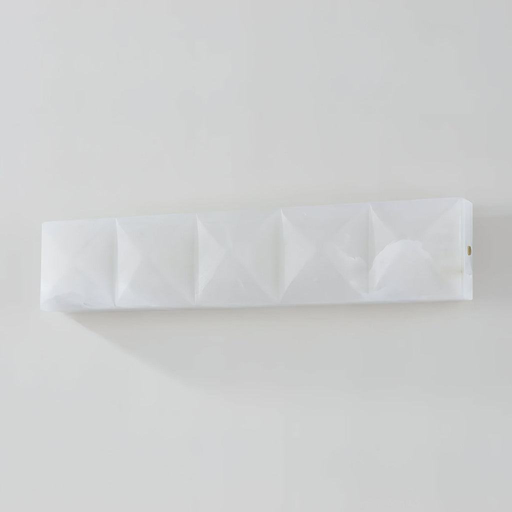 Prism Alabaster Wall Light, Hardwired Wall Sconce, detail 9