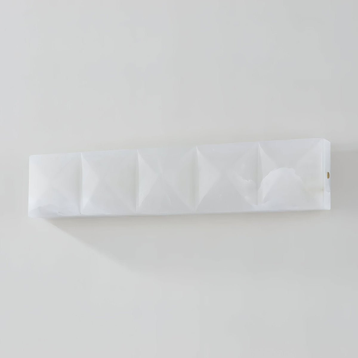 Prism Alabaster Wall Light, Hardwired Wall Sconce, detail 9