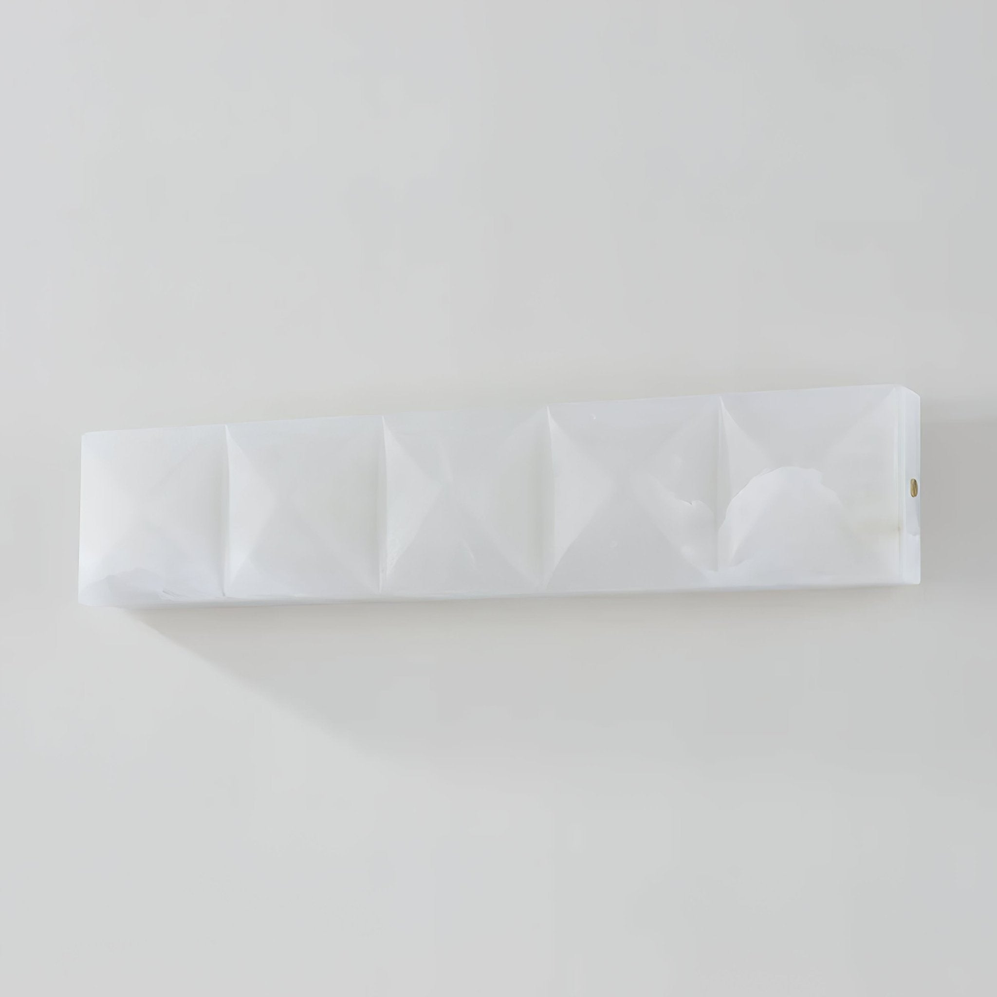 Prism Alabaster Wall Light, Hardwired Wall Sconce, detail 9