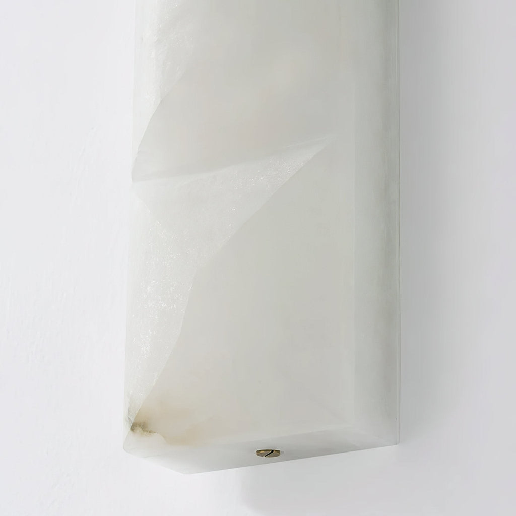 Prism Alabaster Wall Light, Hardwired Wall Sconce, detail 10