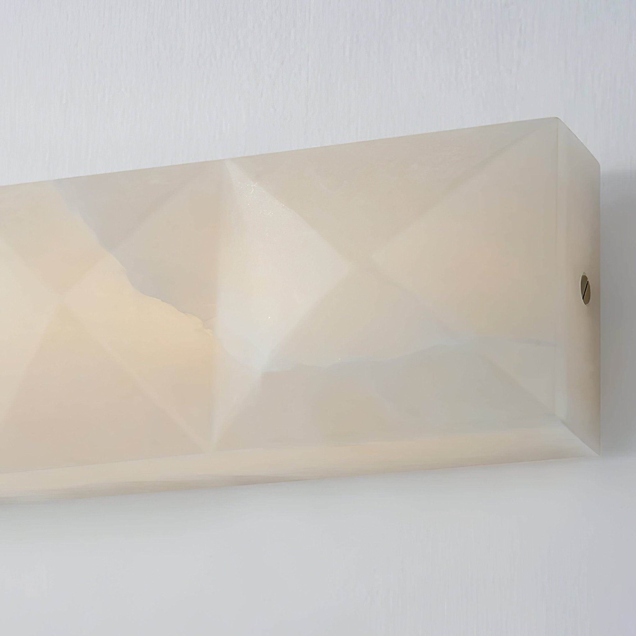 Prism Alabaster Wall Light, Hardwired Wall Sconce, detail 11