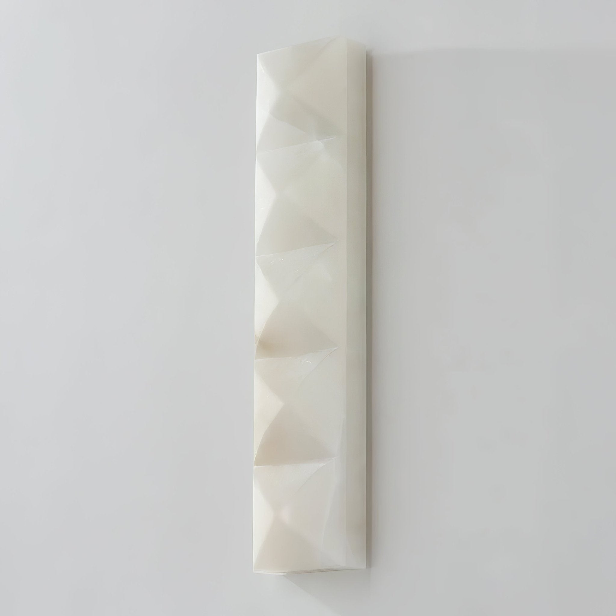 Prism Alabaster Wall Light, Hardwired Wall Sconce, detail 14