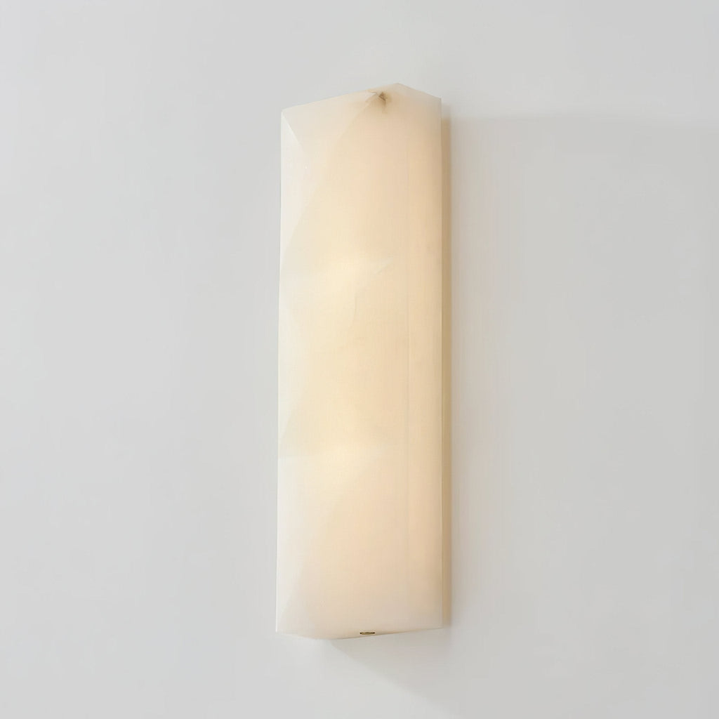 Prism Alabaster Wall Light, Hardwired Wall Sconce, detail 8
