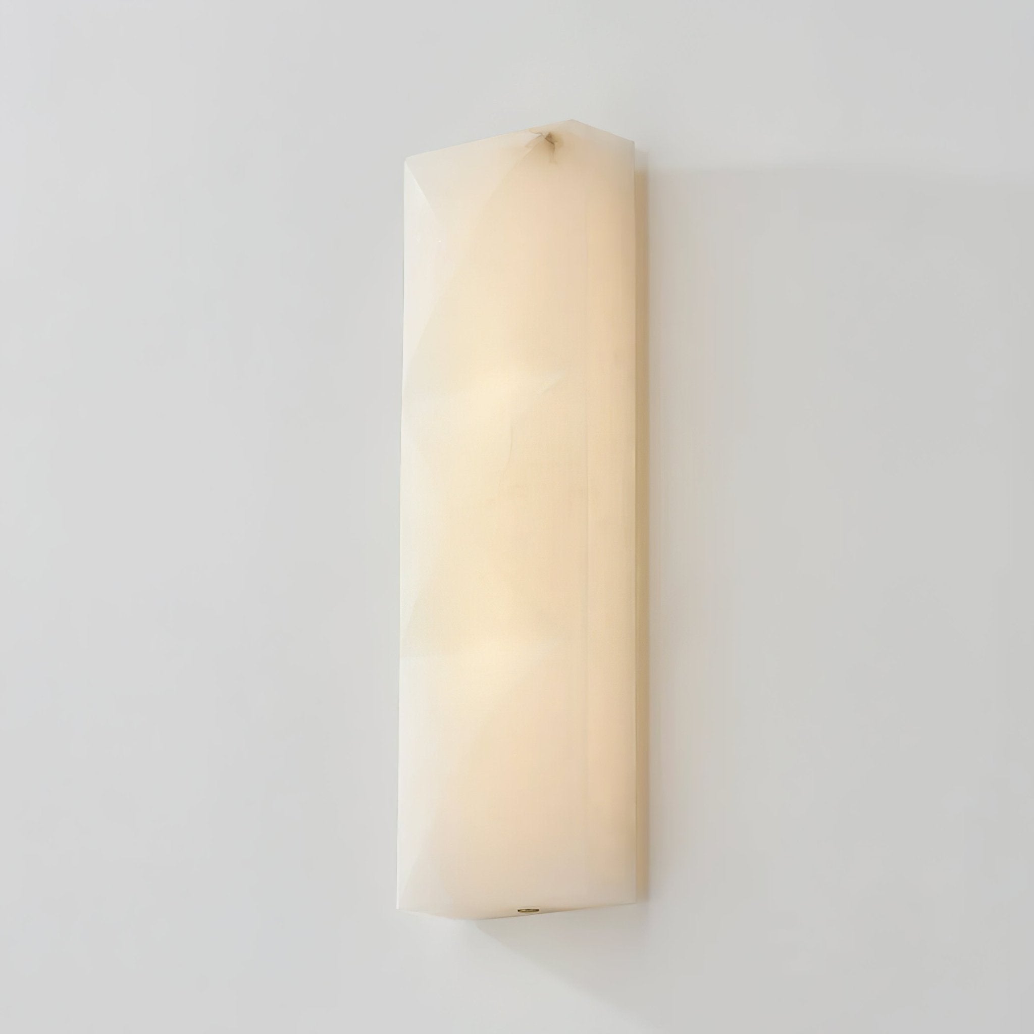 Prism Alabaster Wall Light, Hardwired Wall Sconce, detail 8