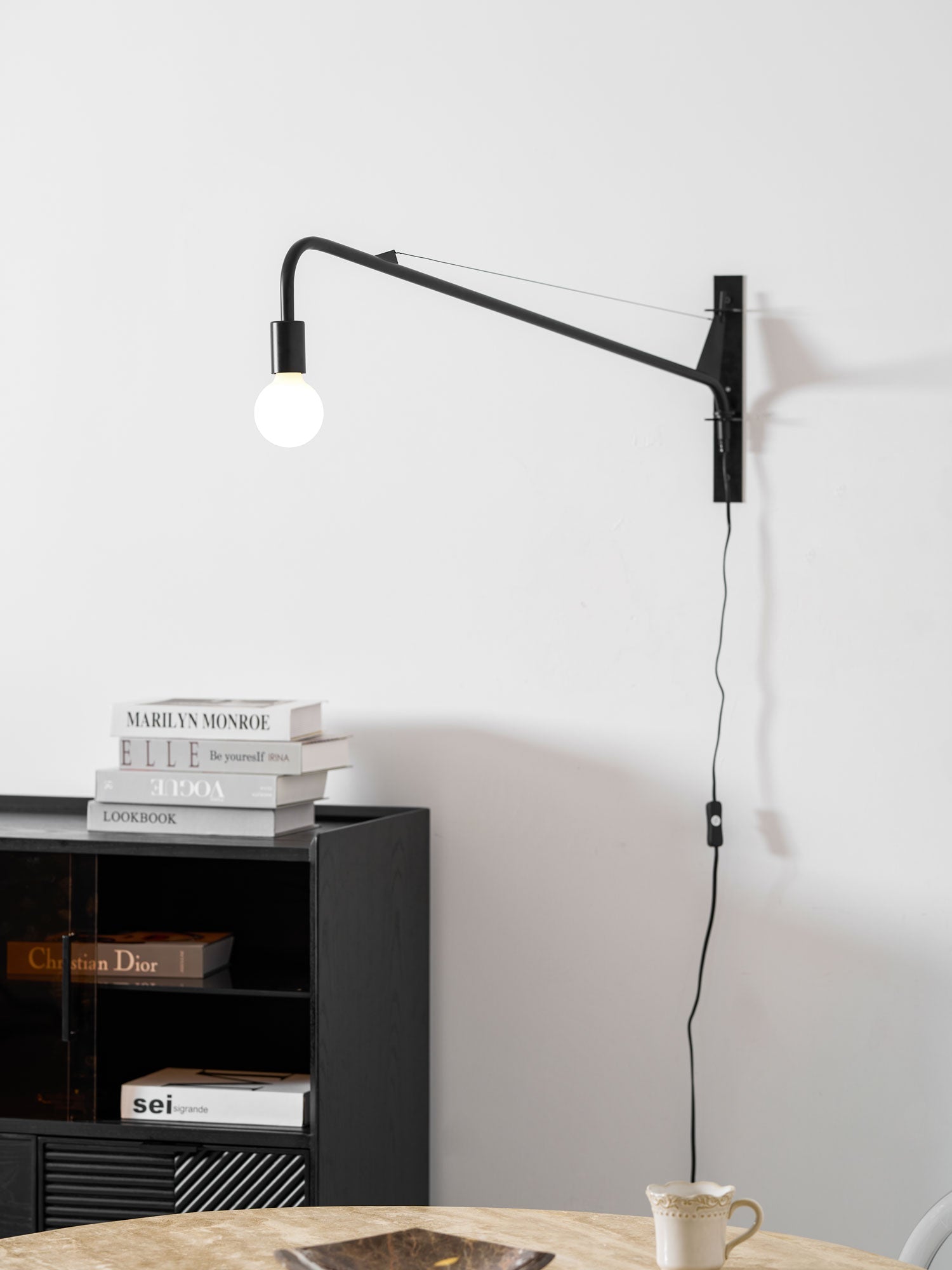 Prouve Petite Potence Wall Light, Plug-In Wall Sconce, detail 22